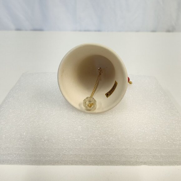 Sandstone Creations Hand-Painted Ceramic Bell Cardinal Design Signed by Anna VTG - Picture 4 of 7